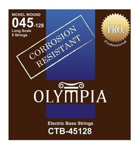 Encordado Bajo Eléctrico 5 Cuerdas Olympia Ctb-45128