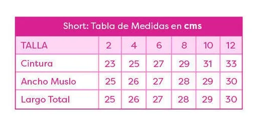 Short Niña Carmen 2 Beige Calpany