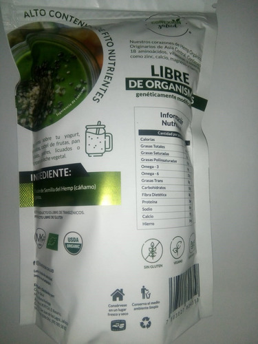 Semillas De Hemp Conexión Salud 300g