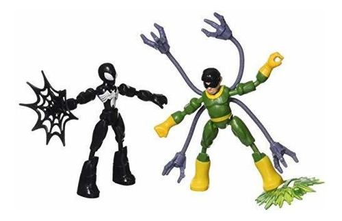 Spider-man Marvel Bend Y Flex Black Suit  De Figura Jtvdy