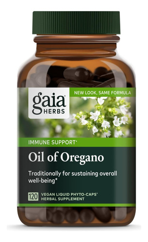 Aceite De Orégano Gaia Herbs 120 Cápsulas Veganas