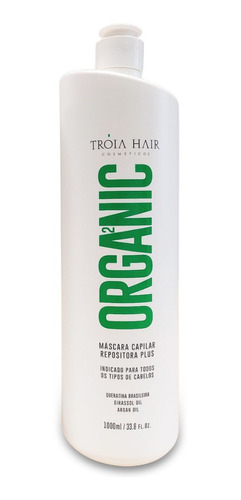 Imagem 1 de 10 de Progressiva Organica Original 0% Formol Tróia Hair 1litro