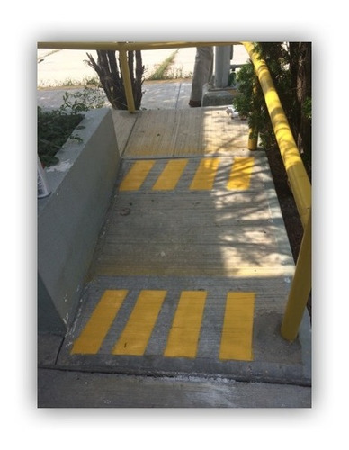 Imagen 5 de 6 de Antiderrapante Aerosol Amarillo Seguridad Cinta Pisos Desliz