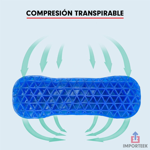 Yy . Almohada Cojin Ergonomico Cuello Gel Alivio Soporte