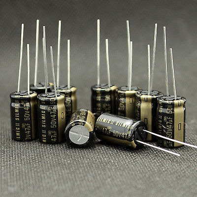 10pcs Japón Elna 50v 47uf High-end Rfs Silmic Ii Serie Hifi 