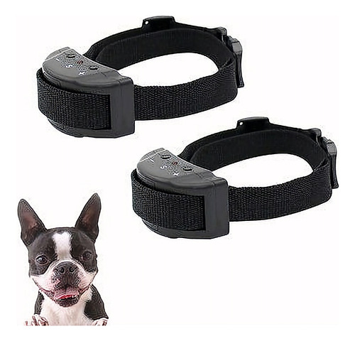 2pcs Mascota Perro Choque Automático De Collar Anti No Ladri