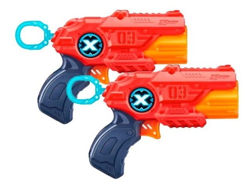 Combo X2 Pistola Lanza Dardos Goma Zuru X-shot Mk-3 Juguetes