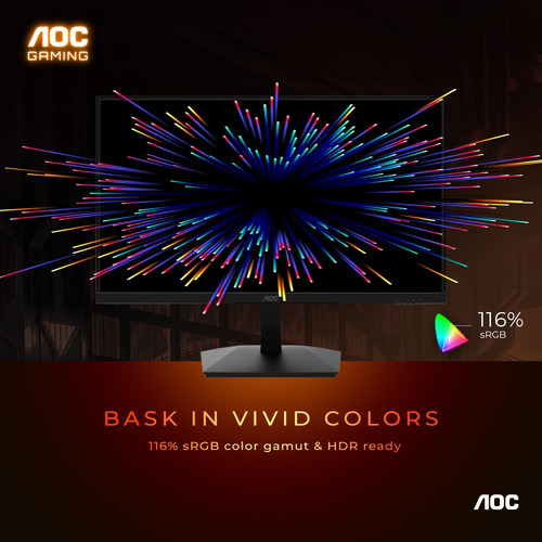 Monitor Gaming Aoc 24g15n 24 Fhd 1920x1080 180hz 1ms 1x Hdmi