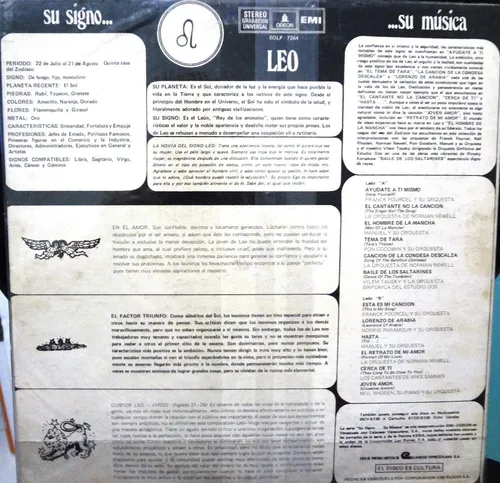 Su Signo Leo Su Musica - 7$