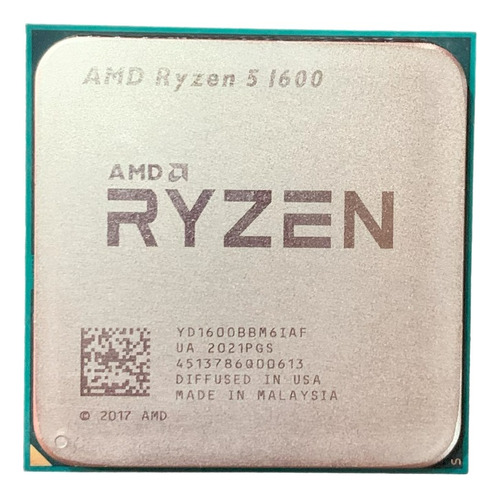 Procesador Gamer Amd Ryzen 5 1600 Af C/ Cooler Impecable
