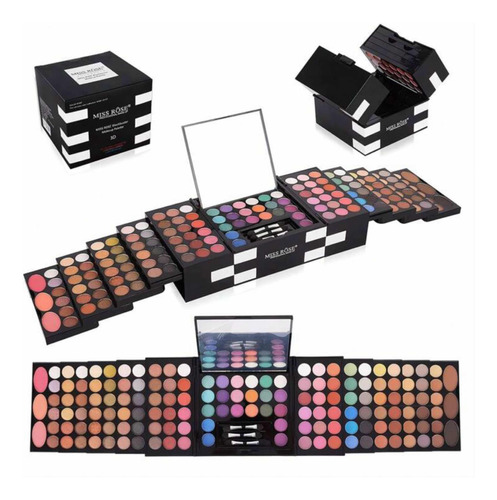 Kit De Maquillaje Profesional, Sombras 142 Colores + Rubor