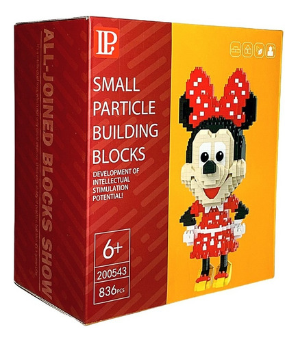 Rompecabezas 3d Mini Bloques Armables Mickey, Minnie, Daisy