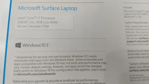 Microsoft Surface Laptop 1769 I7 8gb 256gb Orig Gar Loj | MercadoLivre