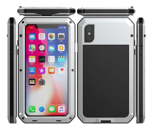 Carcasa Metálica Para iPhone X Xs Max Xr Lunatik Extreme