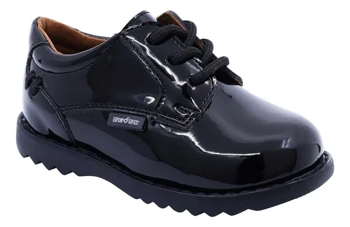 comprar Niño Zapato Cómodo Casual Audaz De Charol Con Agujetas
