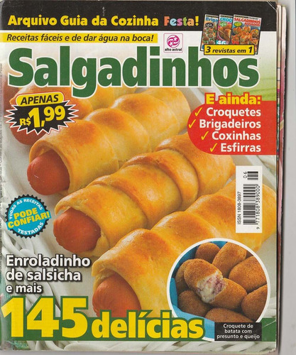 Revista Arquivo Guia Da Cozinha Festa - Salgadinhos - Ax