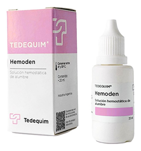 Hemostatico Solución Hemoden Tedequim 20ml Odontologia