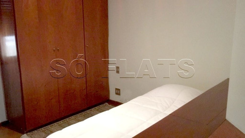 Imagem 10 de 15 de Flat Alto Padrão Em Moema 3 Dorms 126m² - Sf32720