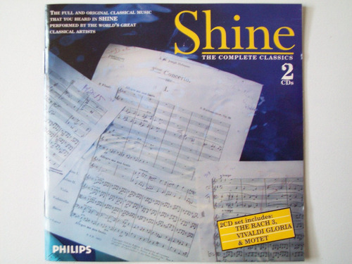 Shine Claroscuro 2 Cd Rachmaninov Concierto Piano 3 Etc (d 