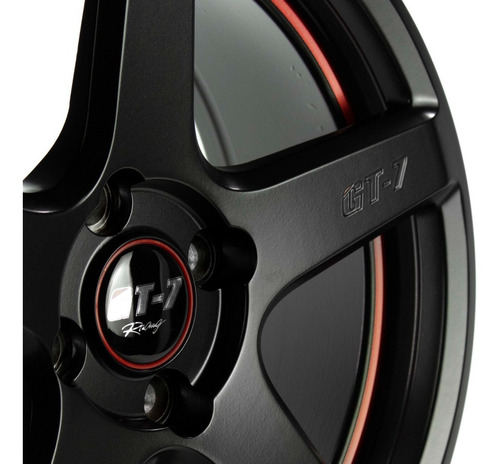 Jogo De Rodas C-spec 2 Aro 17x7 Pf - Red + 195/40/17