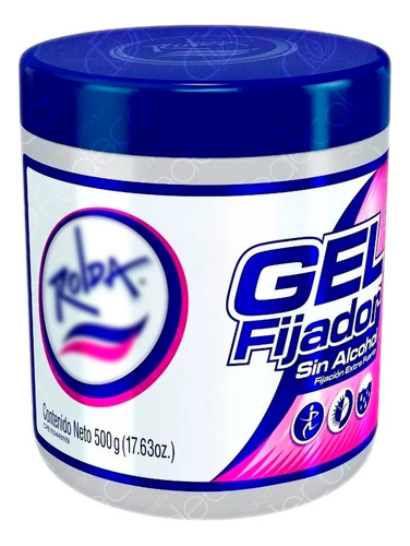 Gel Fijador Rolda Blanco Para Cabello 500gr Extra Fuerte