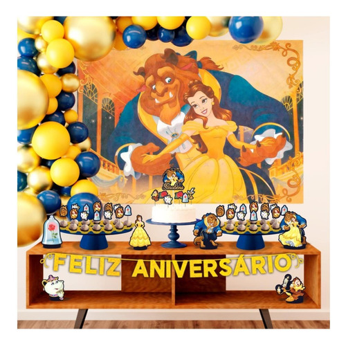Kit Bela E A Fera: Encante Sua Festa Com A Magia Disney