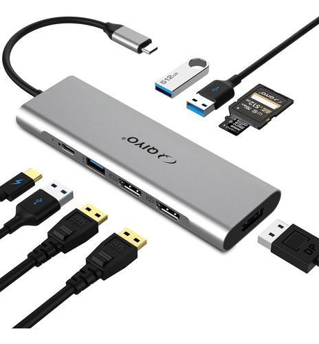 Estacin De Acoplamiento, Hub Usb C, Estacin De Acoplamiento 