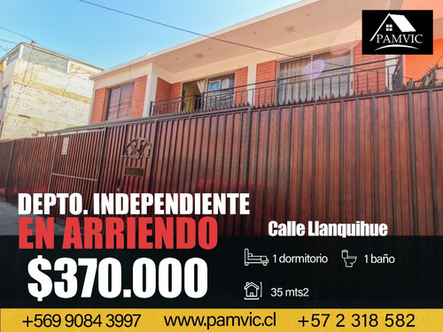 Departamento Independiente Calle Llanquihue