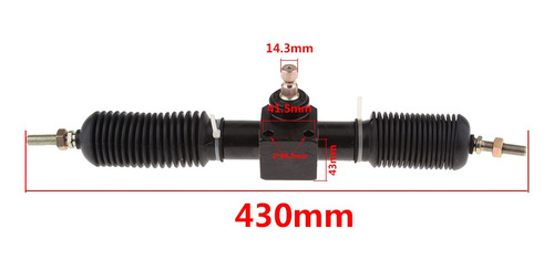 Imagen 4 de 5 de Bastidor De Engranaje De Dirección Asistida Para Go Kart