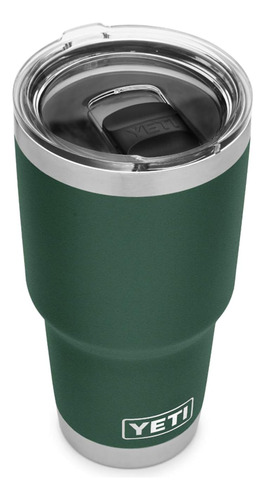 Vaso Yeti De Acero Inoxidable, Con Tapa, 890 Ml Verde Oscuro