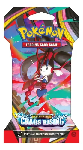 Pokémon MEGA EVOLUTION CHAOS RISING Pokémon Mega Evolution Chaos Rising Booster Pack 10 Cards