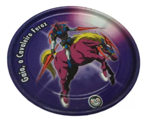 Tazo Metal- Yu-gi-oh! Cavaleiro Feroz- Número 16- Elma Chips (Usado)