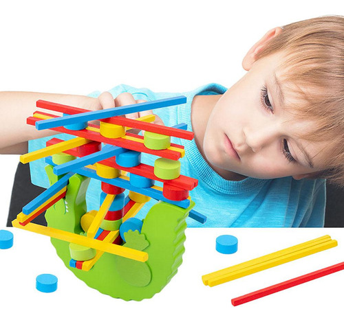 Juegos De Mesa Balance Block, Juguetes De Madera, Educativos