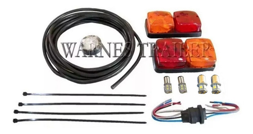 Kit De Luces Faros(focos Led) Completo Para Trailer