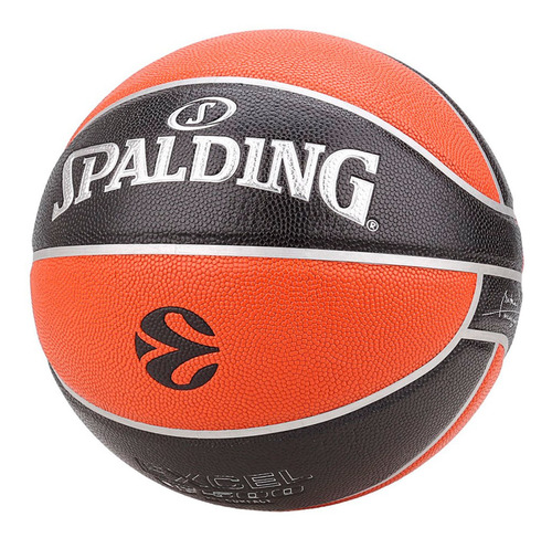 Imagen 5 de 7 de Pelota De Basquet N7 Spalding Euroleague Outdoor Profesional