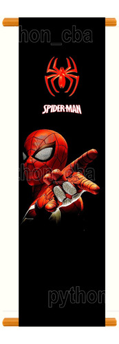 Cuadro Banner Spiderman - El Hombre Araña  Listo Para Colgar