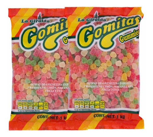 La Giralda Mini Gomitas Clásicas Azúcar 2 Kg