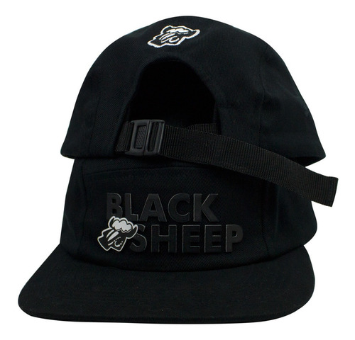 Imagem 1 de 5 de Boné Black Sheep Five Panel Aba Reta Strapback Fita Original
