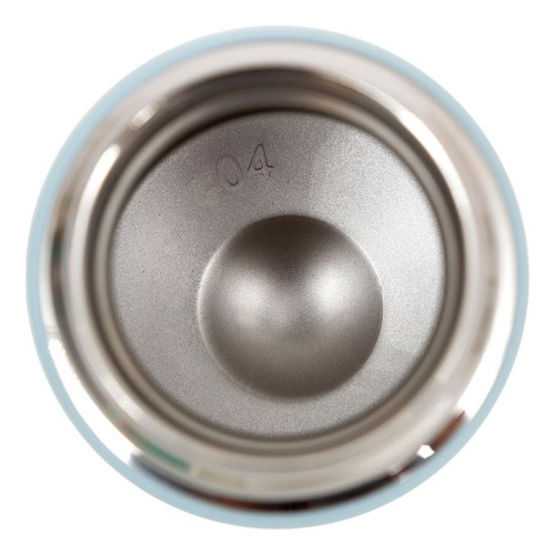 Garrafa Térmica Buba Ursinho Azul Parede Dupla Canudo 320 Ml