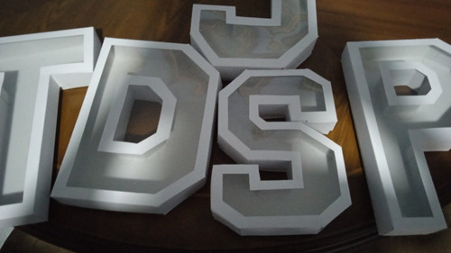 Imagen 5 de 8 de Cajas De Letras Con Visor De Acetato
