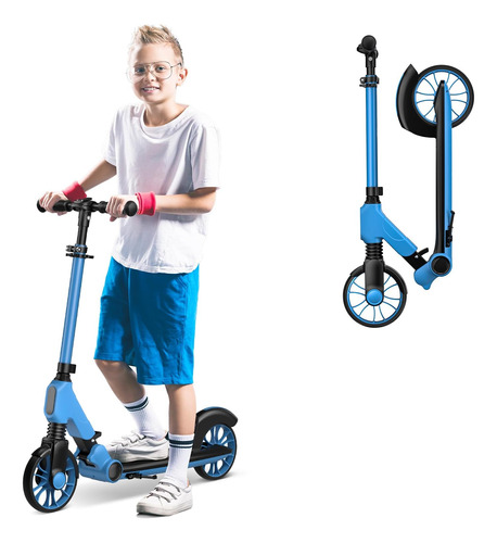 Slidbeat Kick Scooter Para Mayores De 6 Años - Patinete Con 