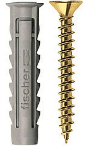 Imagen 5 de 6 de Tarugo Fischer Sx8 + Tmf Tornillos 5x45 - Balde X500unidades