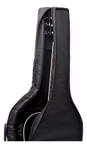 Bag Almofadada Strinberg P/ Violão C/ Suporte Chão Mxt Mx-31 Cor Preto