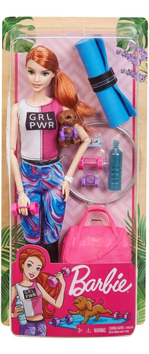 Muñeca Barbie Deportiva Articulada Cachorro Y Accesorios