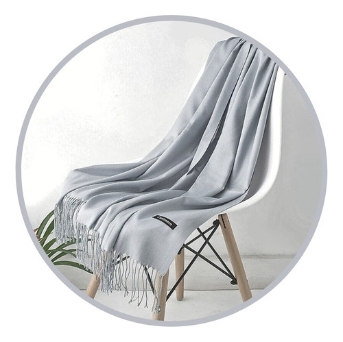 Bufanda Echarpe Cubre Hombros Tipo Cashmere 170x70 Colores