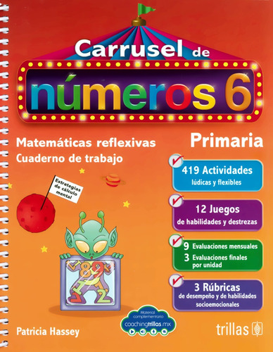 Carrusel De Números 6 Primaria - Patricia Hassey - Trillas