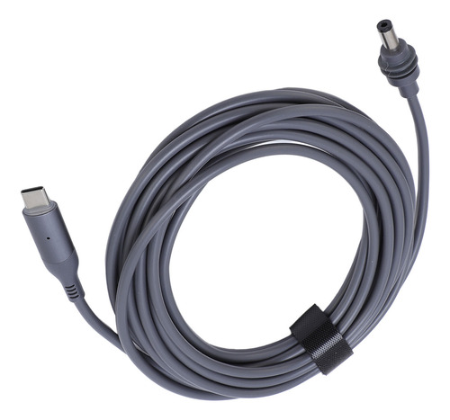 Cable De Carga Usb Tipo C A Dc, Indicador Led Rojo Y Azul De