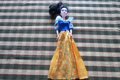 Muñeca Articulada Blancanieves!!!, Con Vestido, Excelente Es