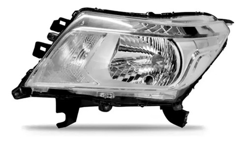 Farol Compativel Frontier 17/18/19/20/21 Manual Crom. S/ Led