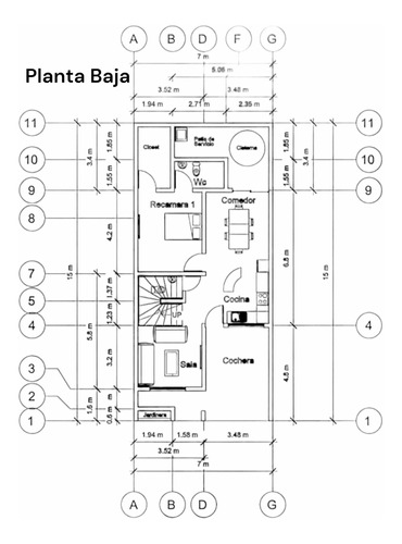 Planos Casas Diseño Arquitectónico Construcción Remodelación